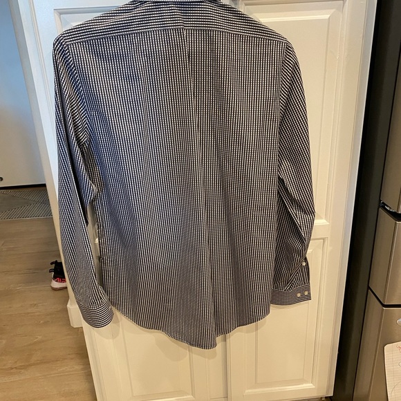 Calvin Klein Slim fit Non Iron Button Down Dress Shirt RN 36543 Size 16 - Picture 2 of 5